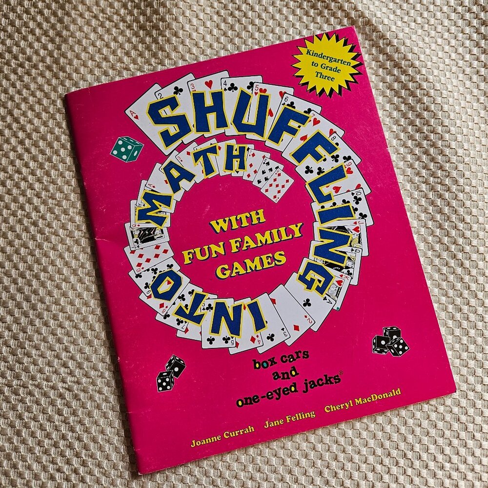 4/$20 Shuffling Into Math - With Fun Family Games - Paperback‎